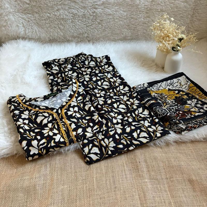 Bin Saeed 3 piece soft khaddar suit  Asian Clothes Elegant Outfit Matching Flowers