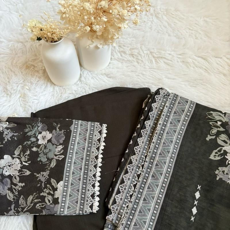 Bin Saeed 3 piece soft khaddar suit  Asian Clothes Elegant Outfit Matching  Womenswear